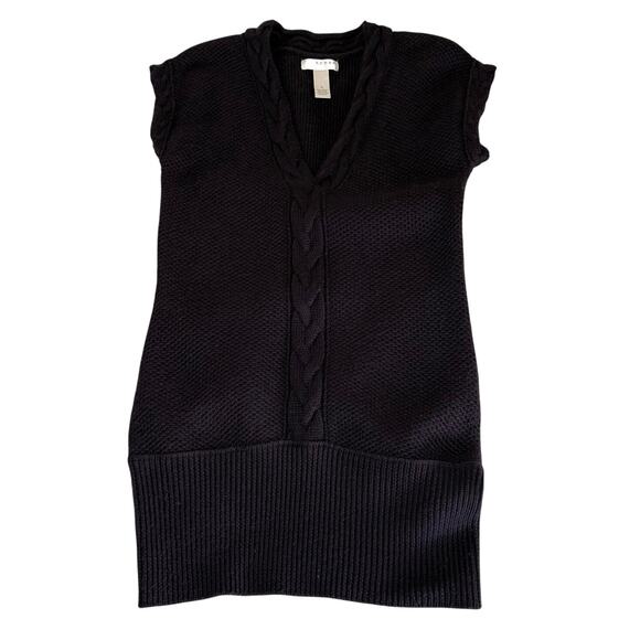 VTG Kenar Cable Knit Sweater Vest Women's S | Navy Blue | Y2K Retro Classic - Picture 1 of 8